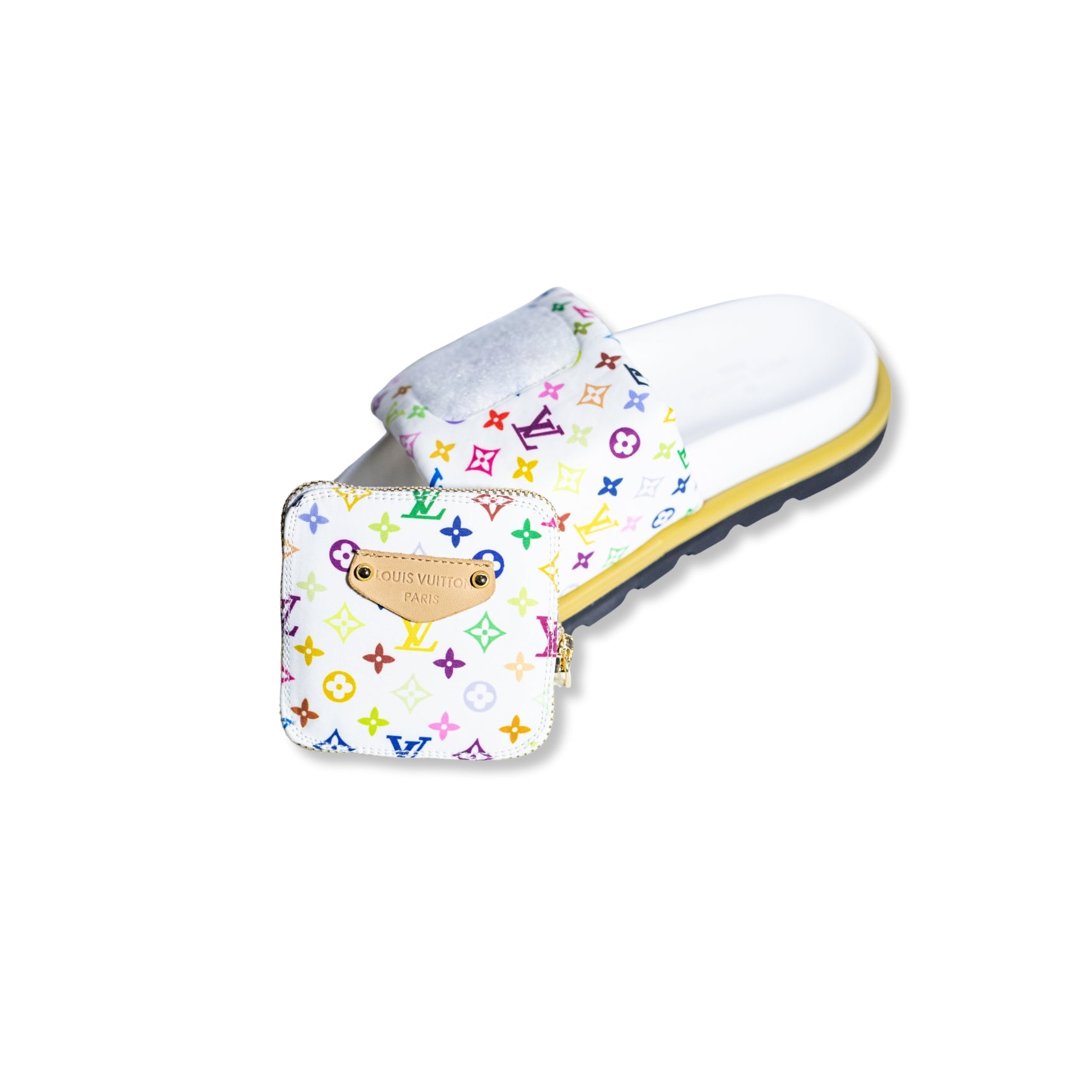 LV Monogram Multicolor Pool Slide