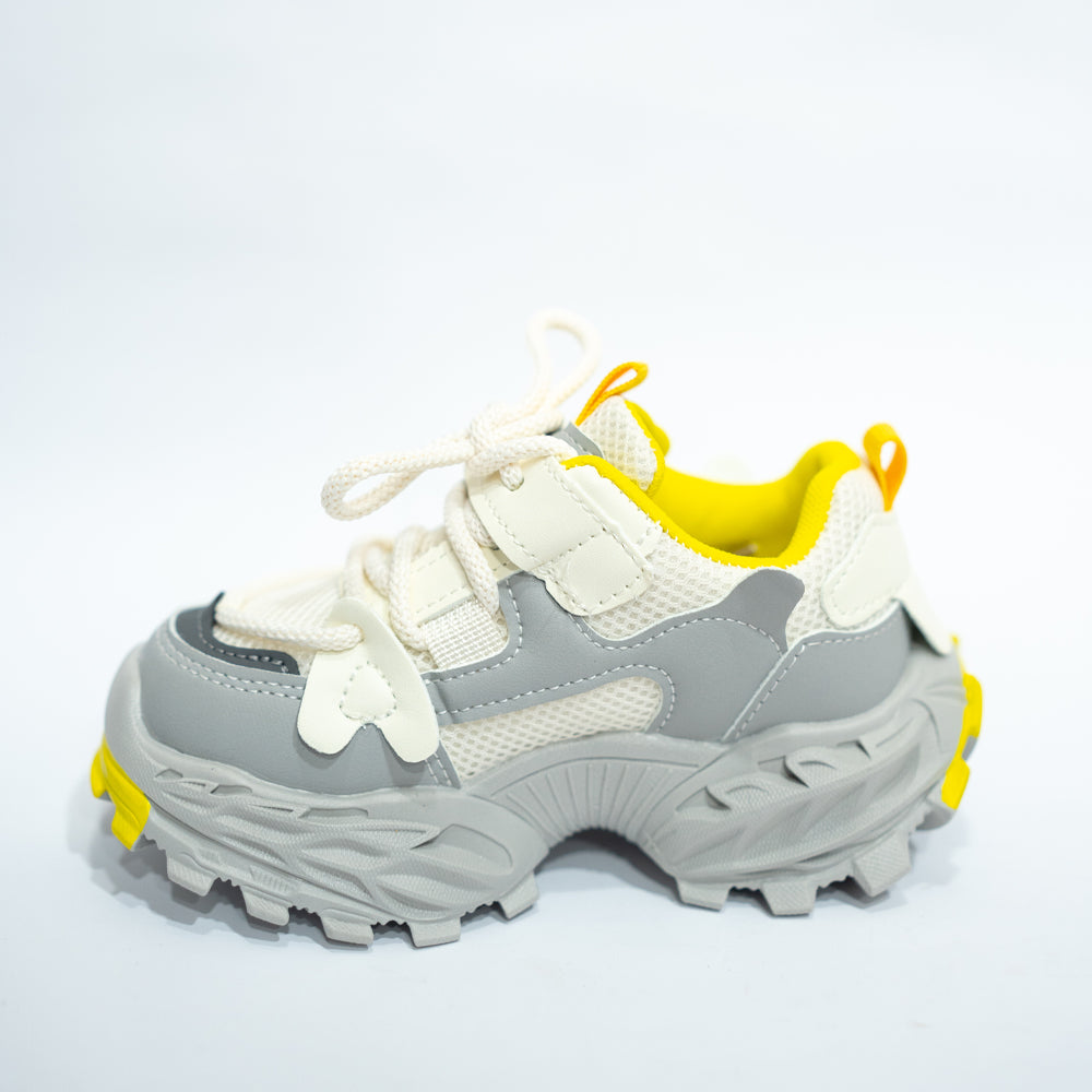 Citron Wave Chunky Trail Sneaker