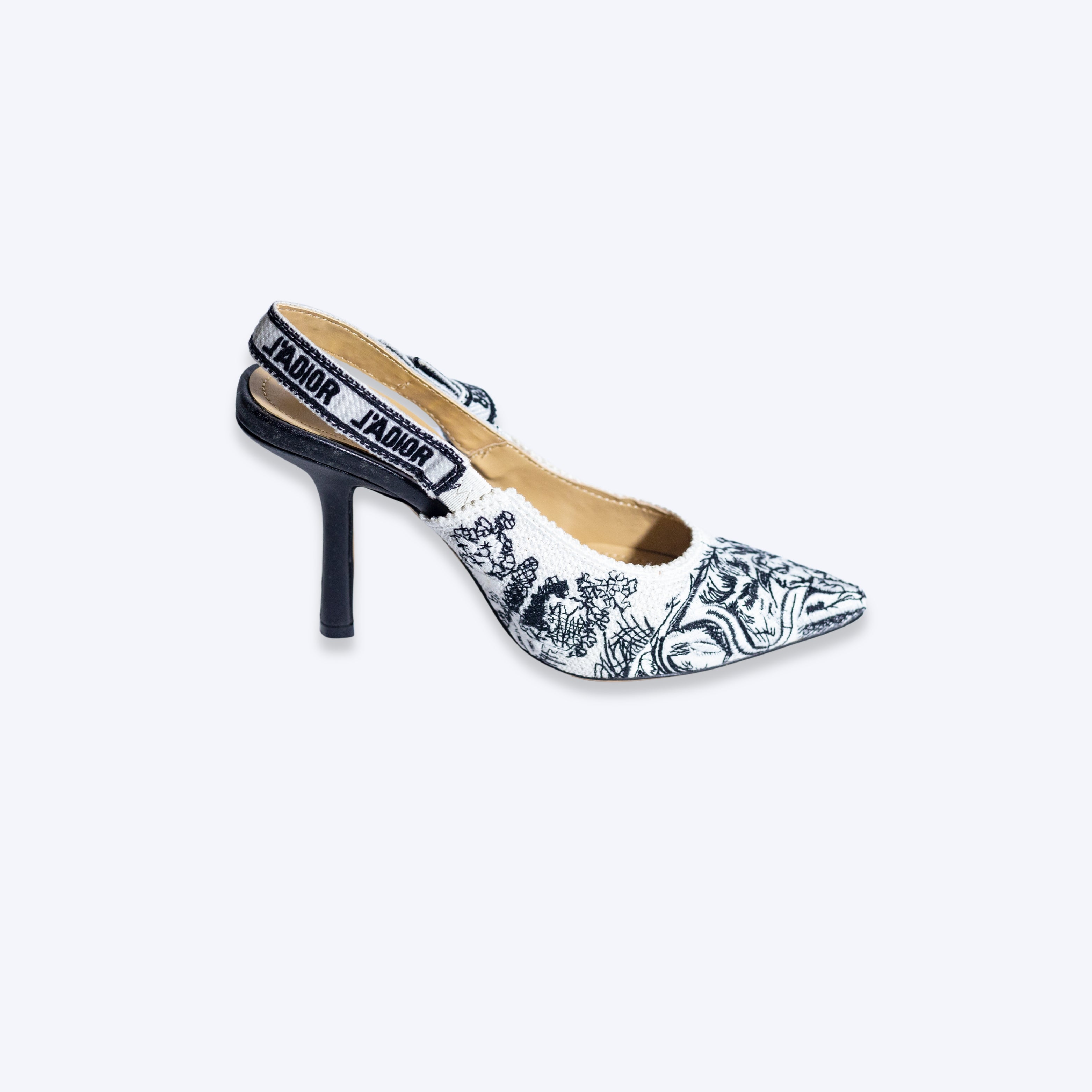 J'Adior Toile Slingback Pump
