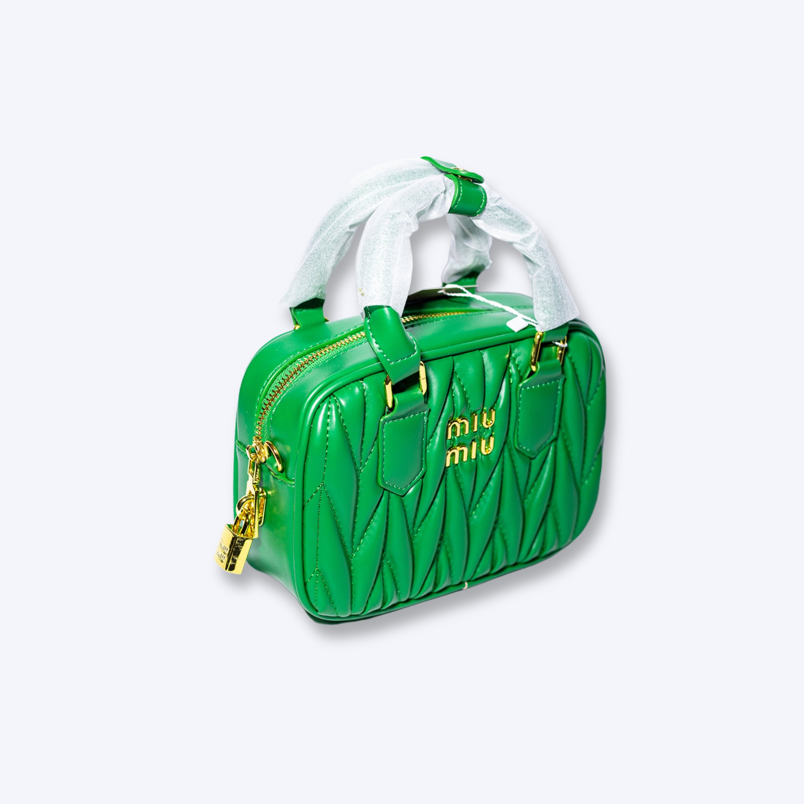 Miu Miu Matelassé Leather Handbag
