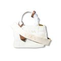 Prada Small Canvas Tote Bag with Shoulder Strap