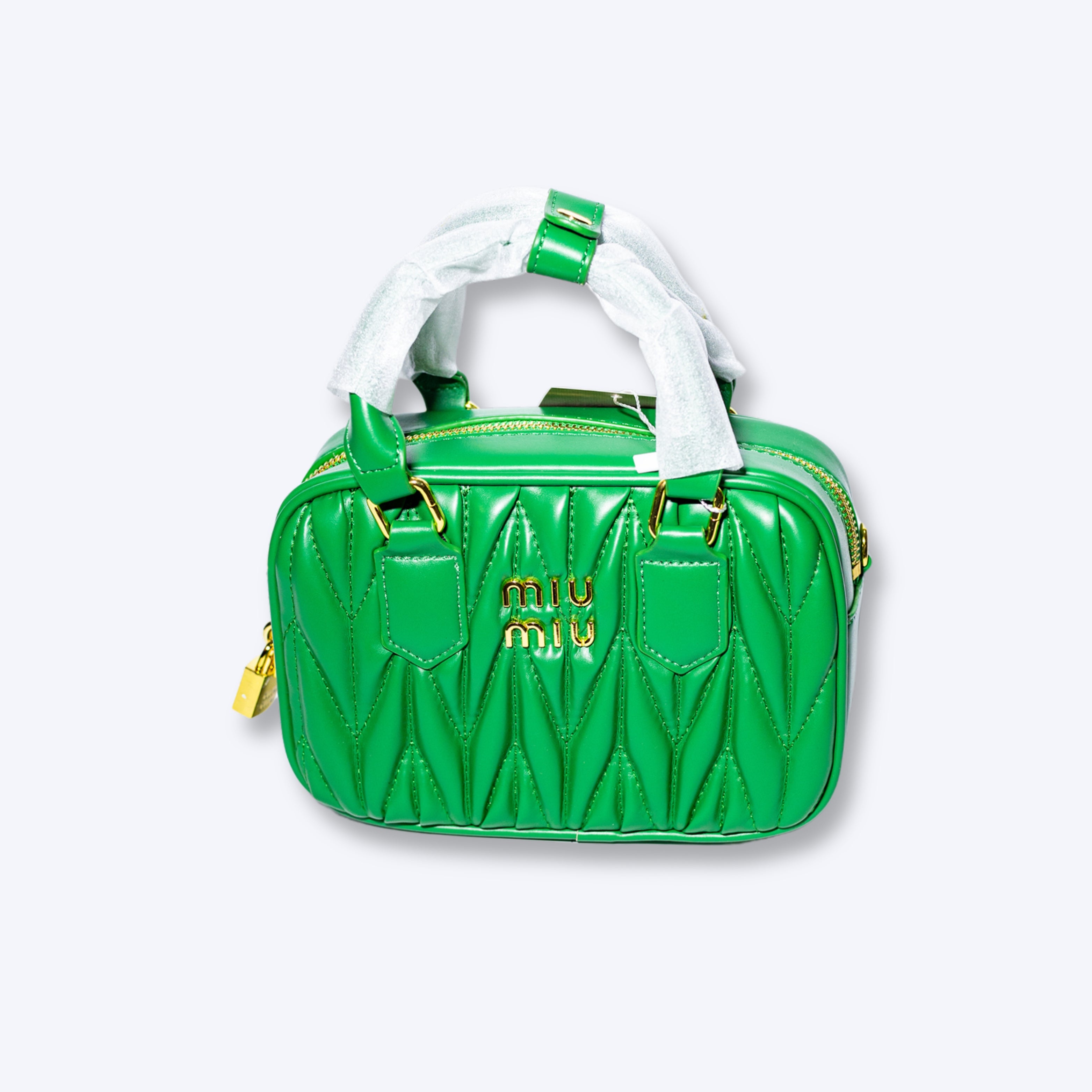 Miu Miu Matelassé Leather Handbag