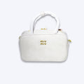 Miu Miu Patent Leather Logo Handbag