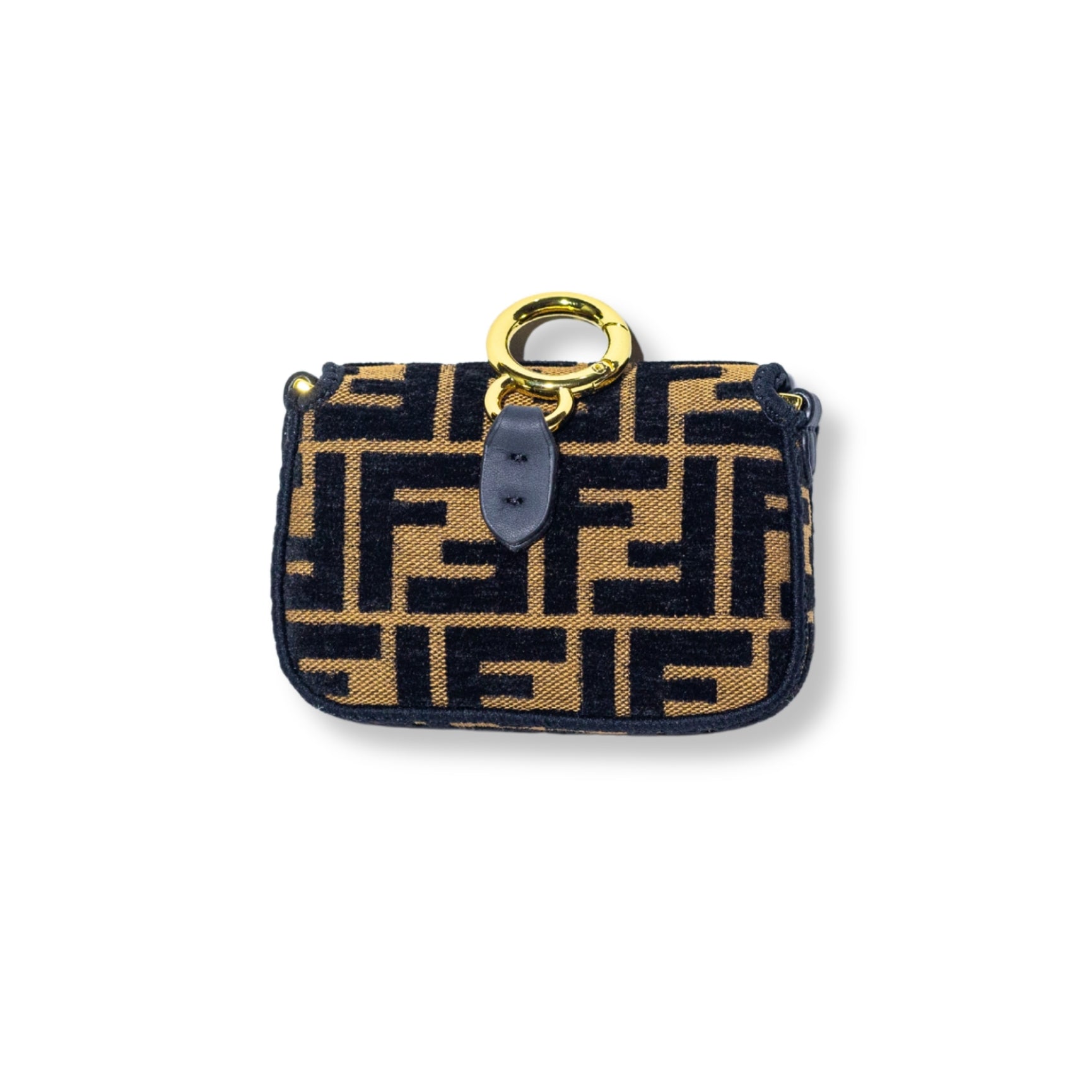 Fendi FF Logo Micro Baguette Bag