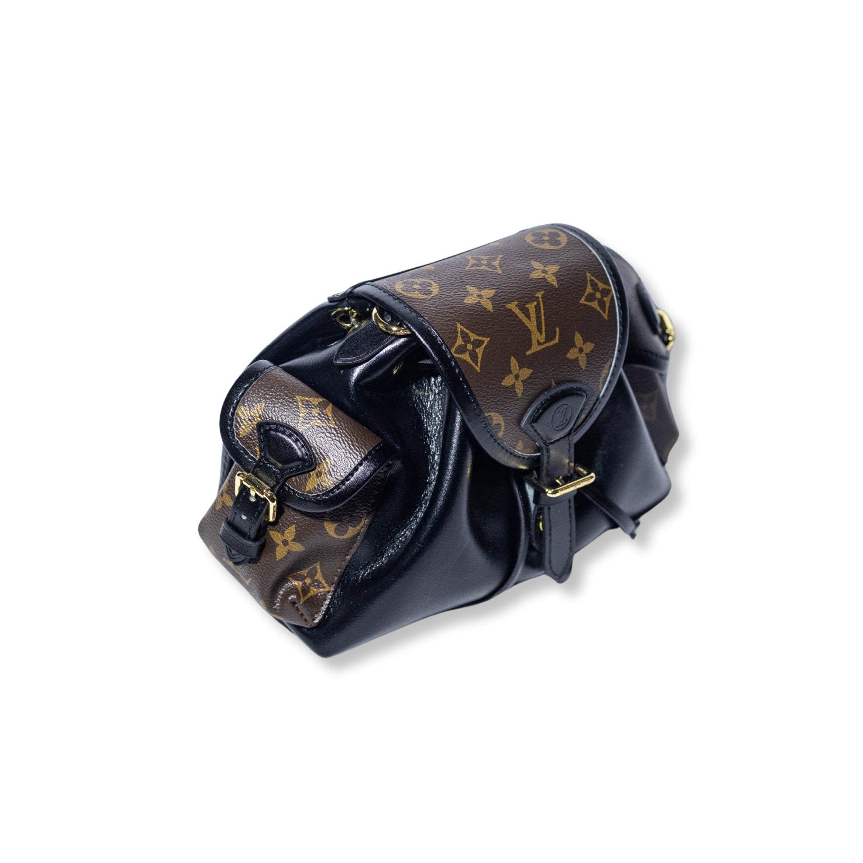 Monogram Leather Chain Bag by L.V