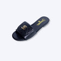 Chanel Quilted CC Slide Sandal