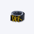 Dior Logo Belt with Metal DIOR Buckle