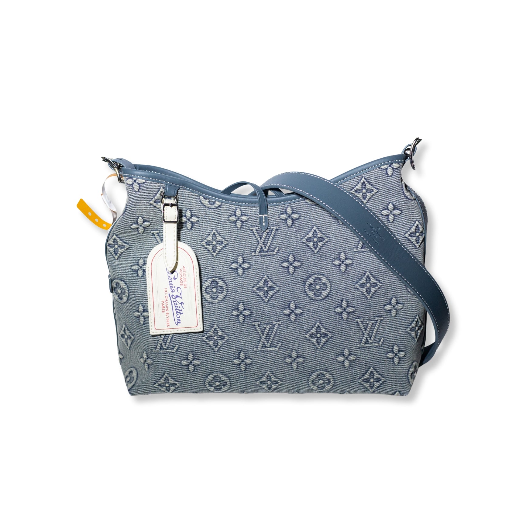 Louis Vuitton Monogram Denim Crossbody Bag with Pouch