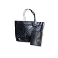 Prada Perforated Leather Tote Bag with Pouch