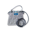 Fendi Peekaboo Mini Crystal-Embellished Bag