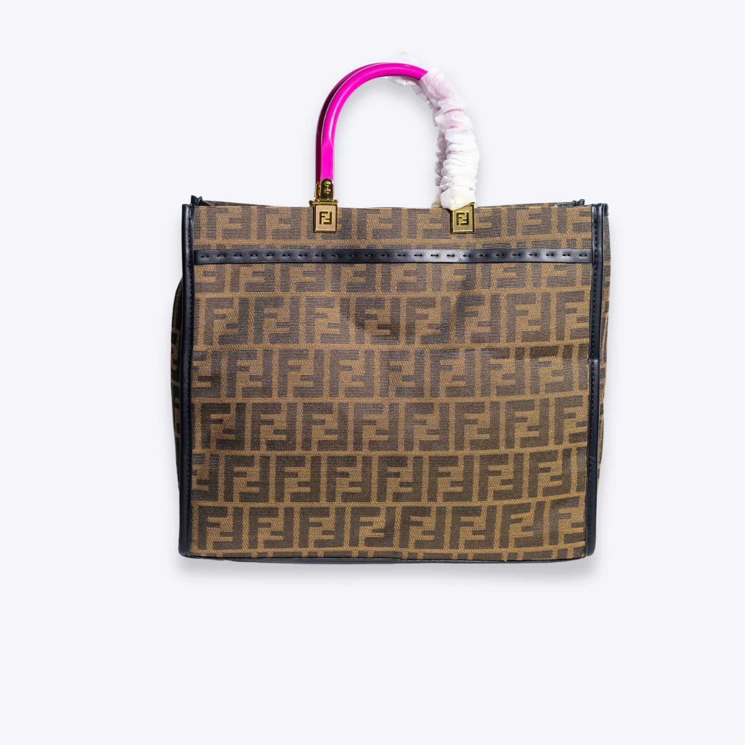 Fendi Medusa Logo Tote Bag
