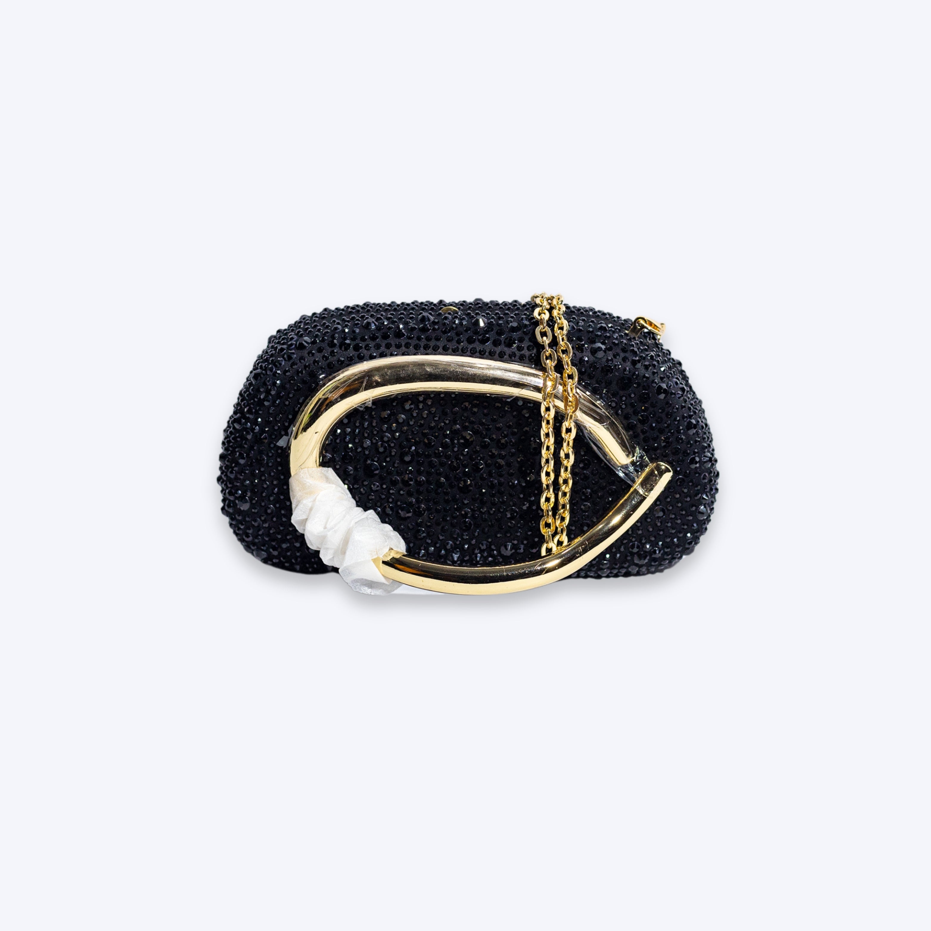 Jimmy Choo Cloud Crystal Clutch with Bracelet Handle