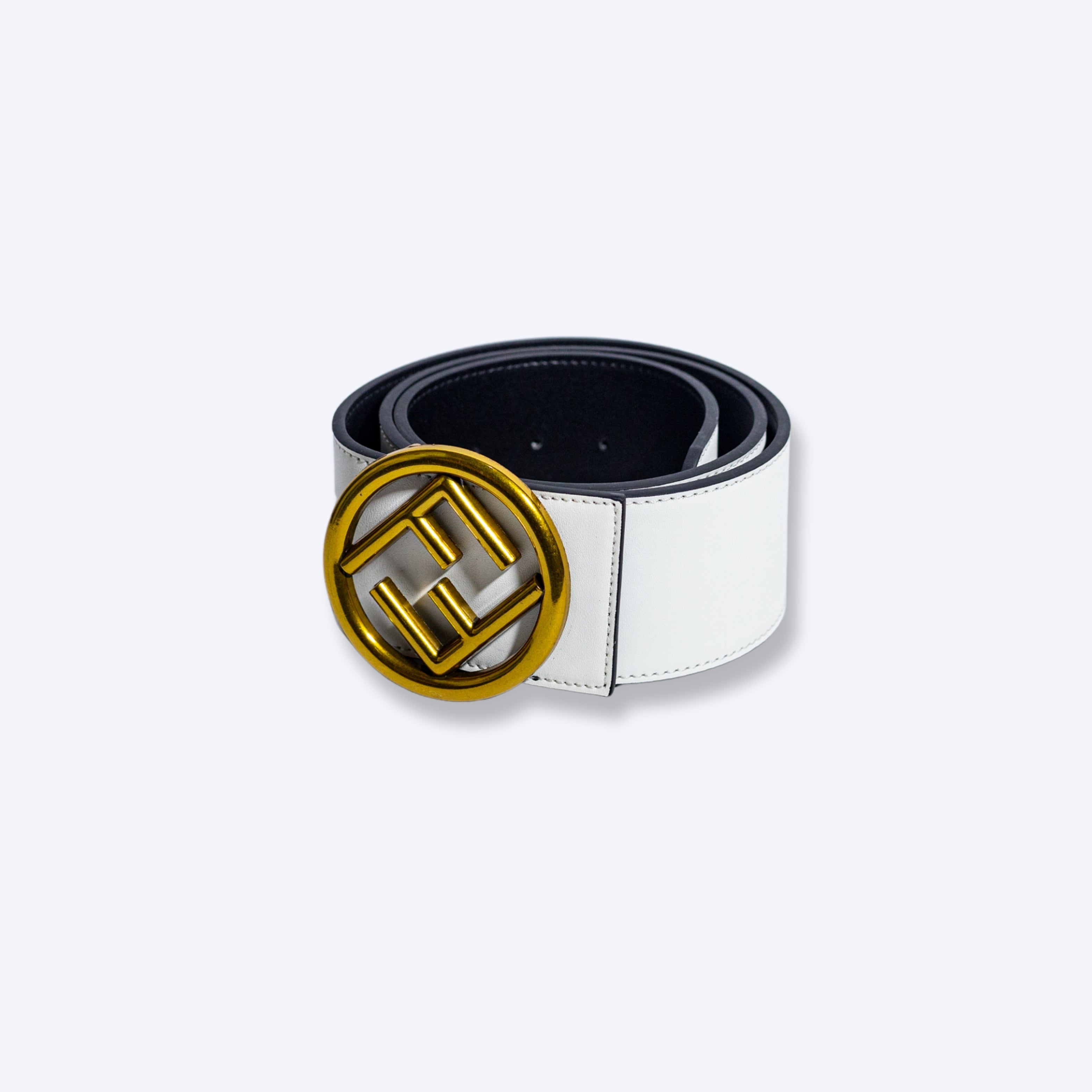 Fendi Round FF Logo Belt