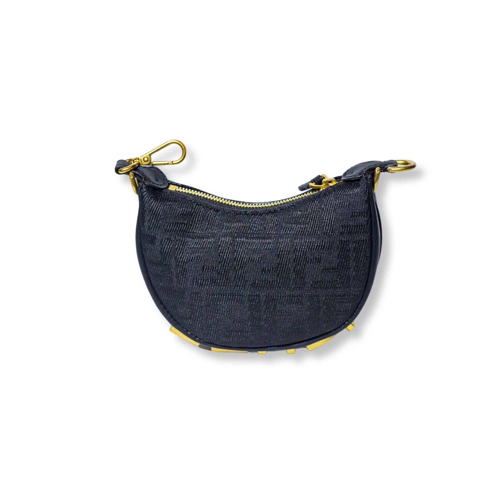 Fendi Mini Baguette FF Jacquard Bag