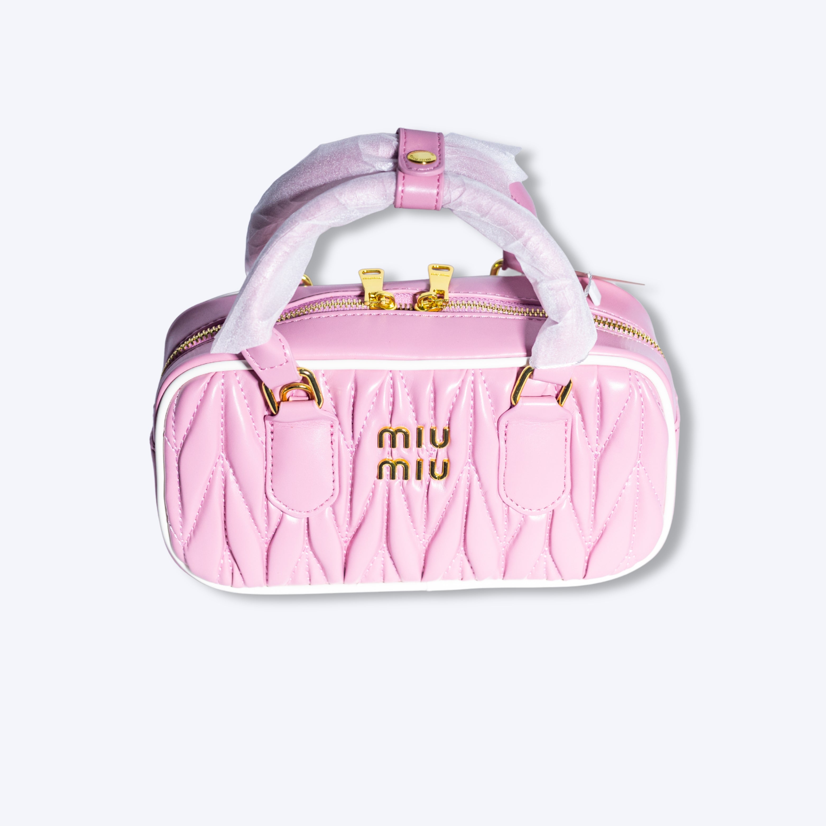 Miu Miu Matelassé Top Handle Bag