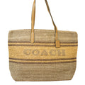 Natural Beige Woven Tote Bag