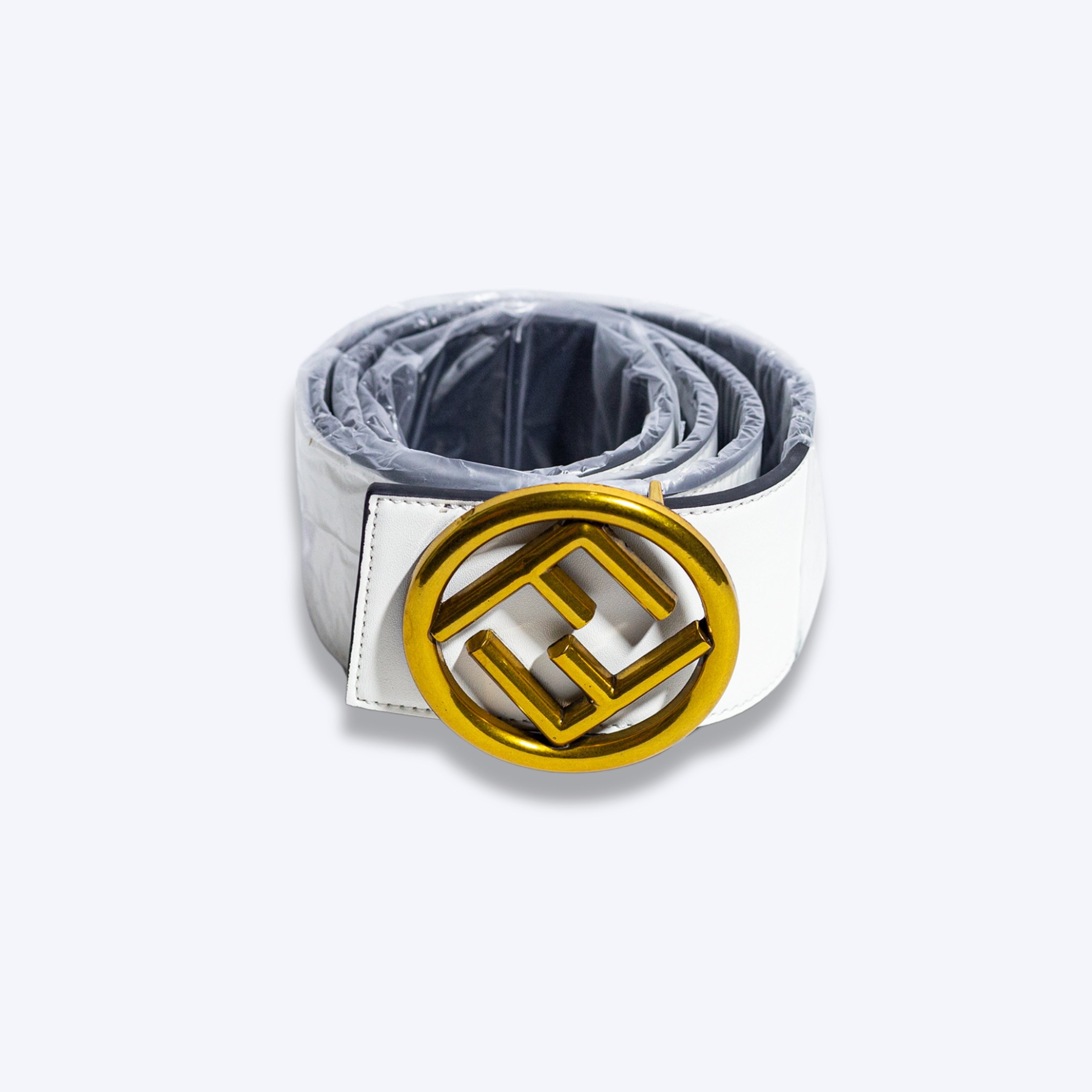 Fendi Round FF Logo Belt
