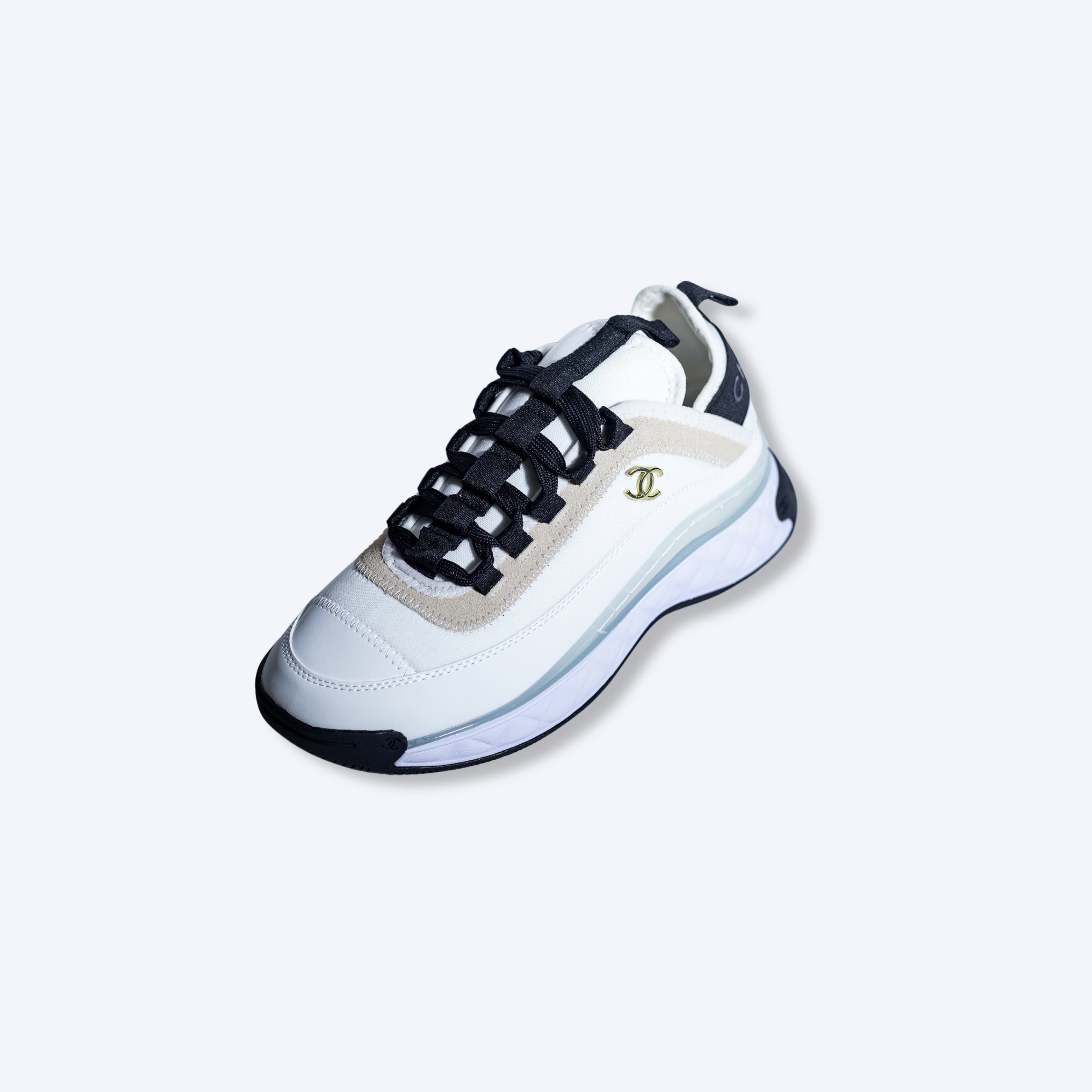 Chanel Low-Top Sneakers with CC Logo