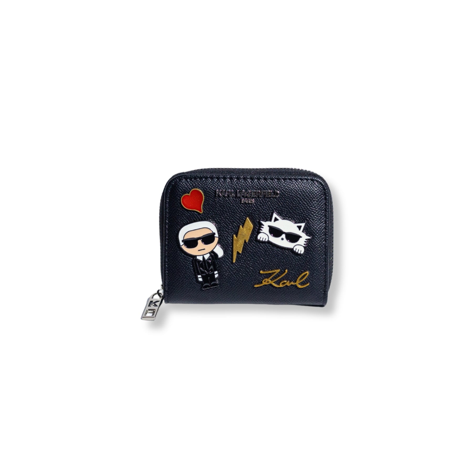 K/Ikonik Karl & Choupette Zip Wallet