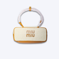 Miu Miu Logo Leather Handbag