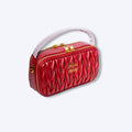 Arcadie Matelassé Leather Top-Handle Bag
