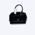 Coach Signature Patent Leather Satchel