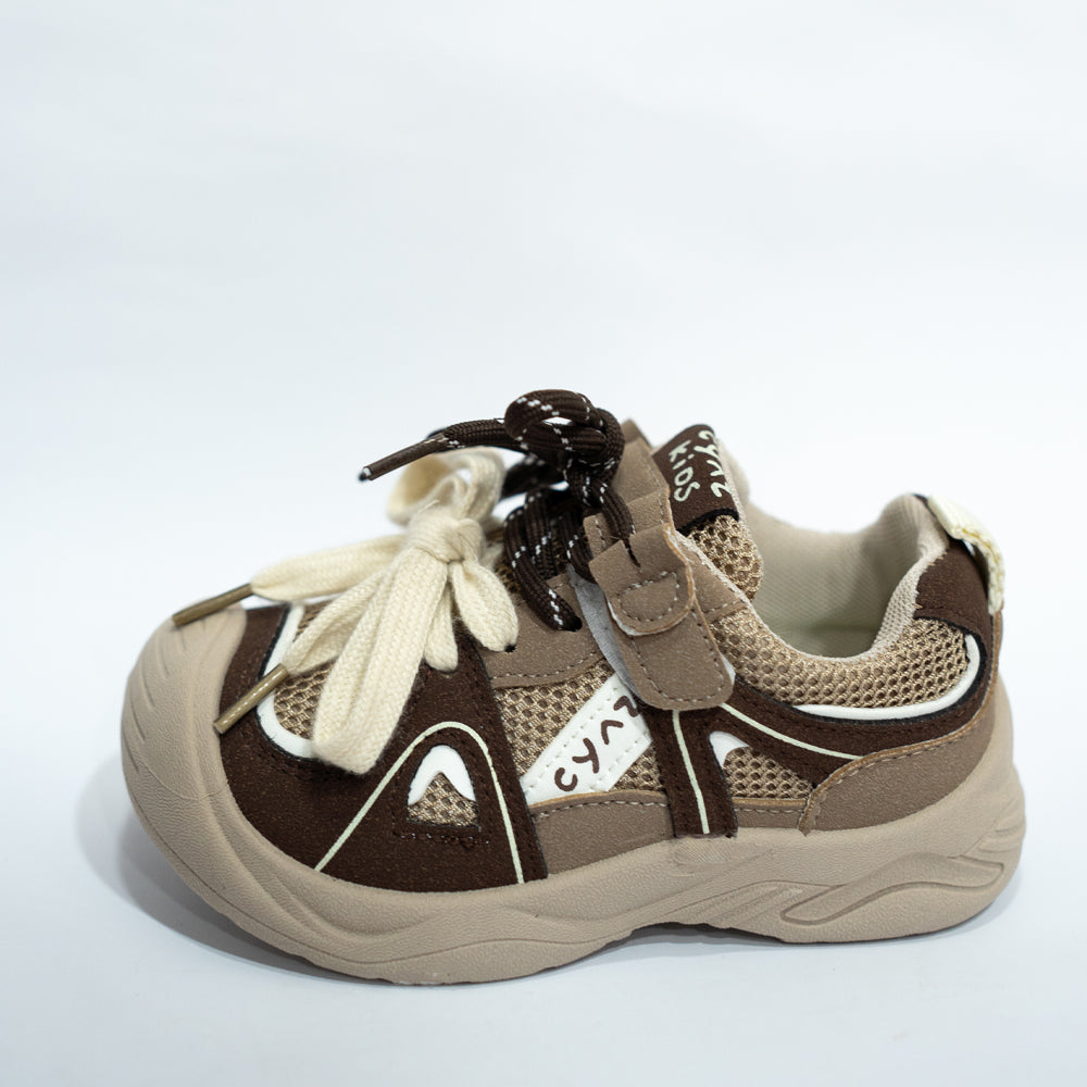 Cocoa Tech-Trail Layered Sneaker