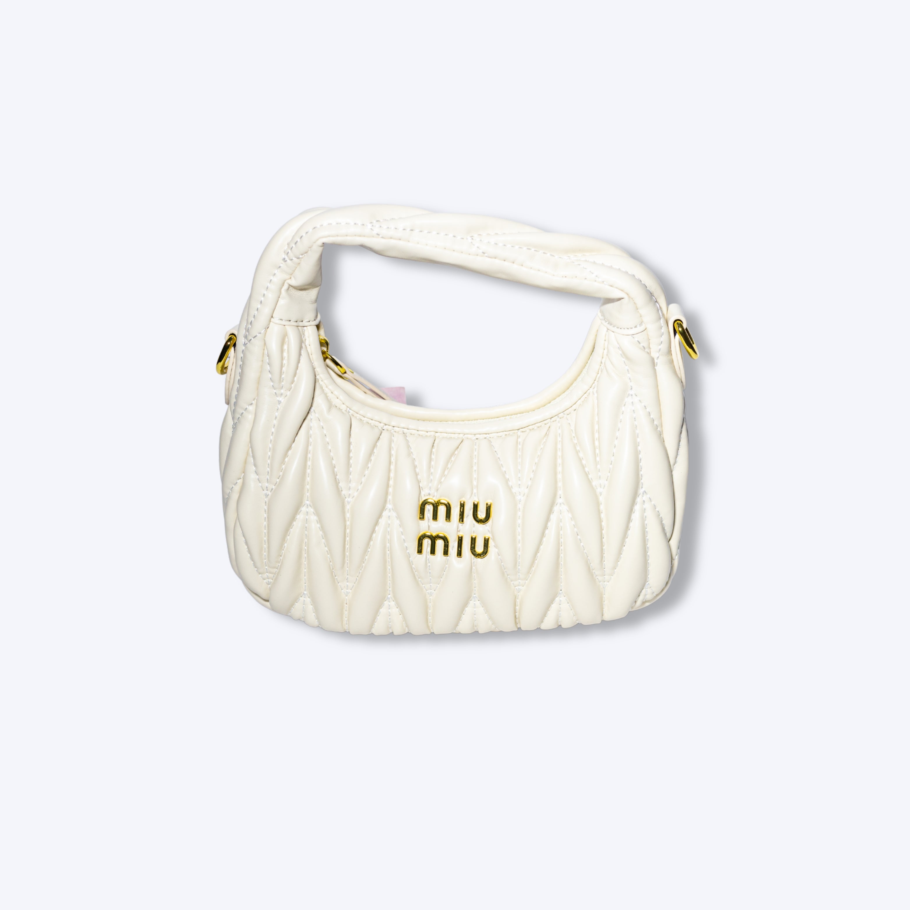 Wander Matelassé Leather Hobo Bag