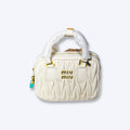 Miu Miu Matelassé Leather Handbag