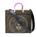 Fendi Medusa Logo Tote Bag