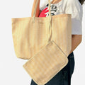 Zely Grained Tote Bag